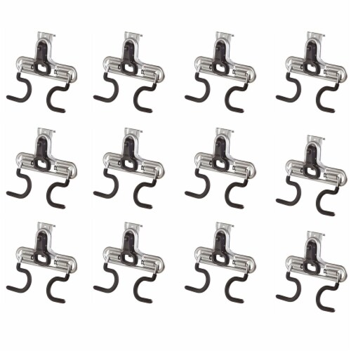Rubbermaid FastTrack Wall S Hook 2 Handle Tool Storage Organizer Rack 12 Pack 12 Piece Mariano s
