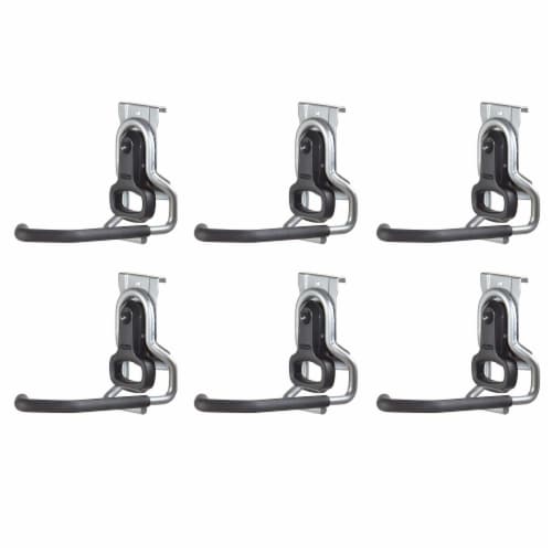 Rubbermaid Vertical FastTrack Hanging Wall Mount Hook Garage Organizer (6  Pack), 1 Piece - King Soopers