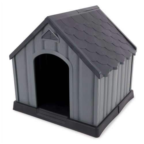 Ram Quality Products Outdoor Pet House Large Waterproof Dog Kennel Shelter Gray 1 Piece City Market