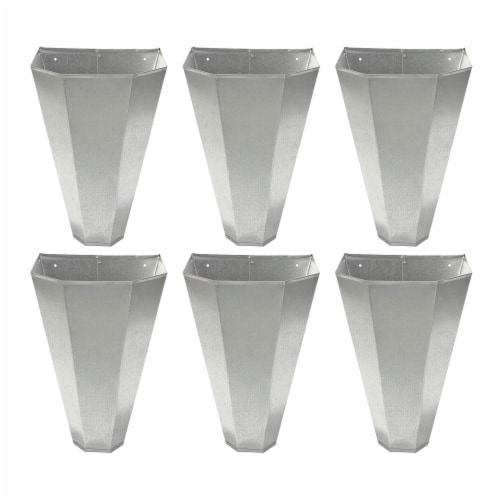Little Giant RC2 Galvanized Steel Medium Poultry Restraining Cone, (6 Pack) Perspective: front