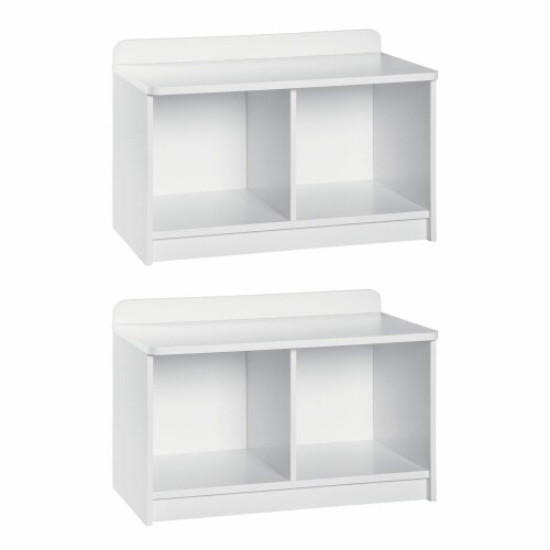 Kids Cube Storage Shelves with Bins and Large Storage for Kids Bedroom,  White, 1 Unit - Fry's Food Stores