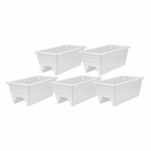 White Plastic Deck Rail 5 Piece Pack