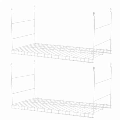 Rubbermaid 24 Universal Closet Steel Wire Added Storage Hanging Shelf