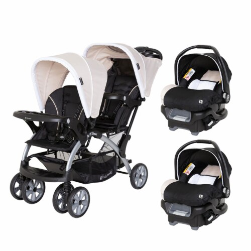 Baby Trend Sit N Stand Double Stroller w 2 Baby Trend Ally 35