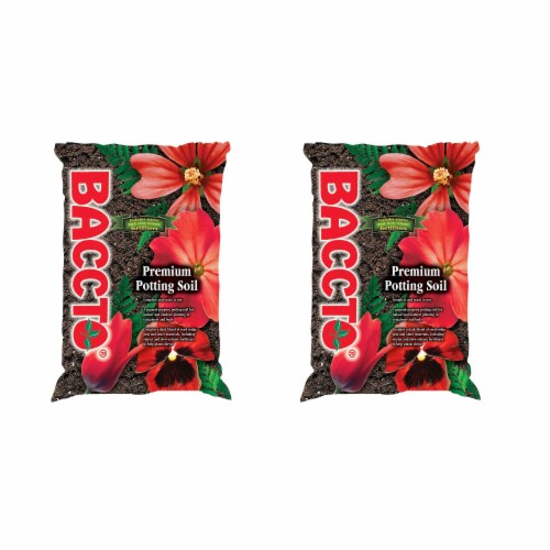 Michigan Peat General All Purpose Premium Potting Soil w/Perlite, 50lbs (2 Pack) Perspective: front