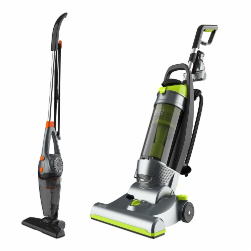 Black and Decker 3 In 1 Upright Handheld Vacuum with Bagless Upright Pet Vacuum Perspective: front