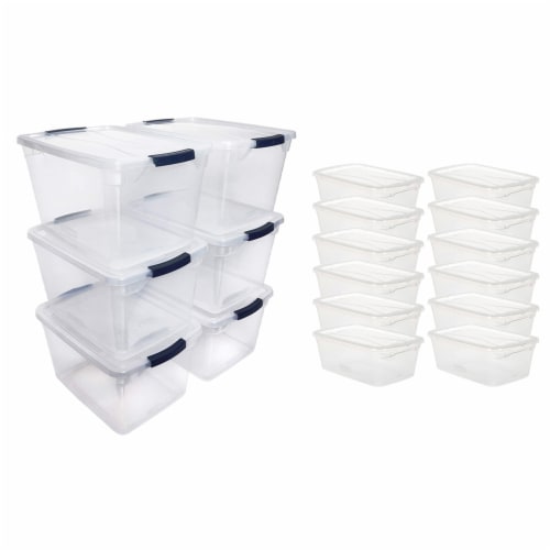 Rubbermaid 6 Qt. Clear Square Polycarbonate Food Storage Container