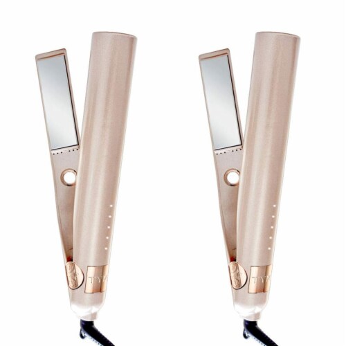 2 in 1 hair straightener and curler tyme clearance