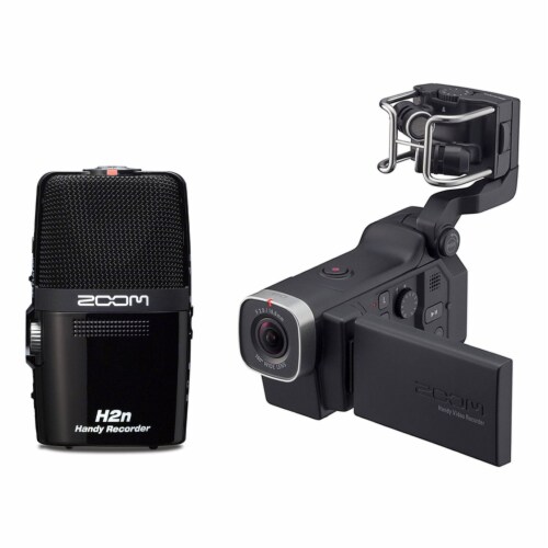 Zoom Q8 Video Professional Camera & H2N Portable 4 Track Digital