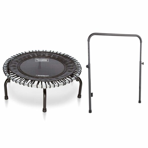 JumpSport 350 Indoor 39-Inch Mini Trampoline and Handle Bar