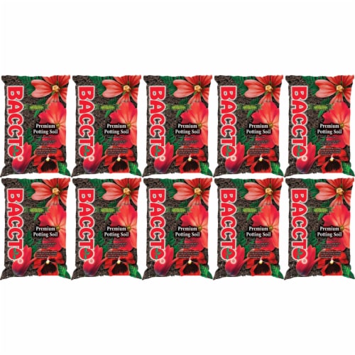 Michigan Peat All Purpose Potting Soil w Perlite Fertilizer, 50 lb (10 Pack) Perspective: front