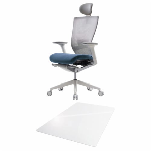 SIDIZ T50 Adjustable Ergonomic Office Desk Chair with Floor Carpet Mat, Blue, 2 Piece - City Market SIDIZ T50 Adjustable Ergonomic Office Desk Chair with Floor Carpet Mat, Blue, 2 Piece - City Market