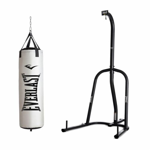 Everlast Nevatear Fitness Workout 60 Pound Heavy Boxing Punching Bag ...