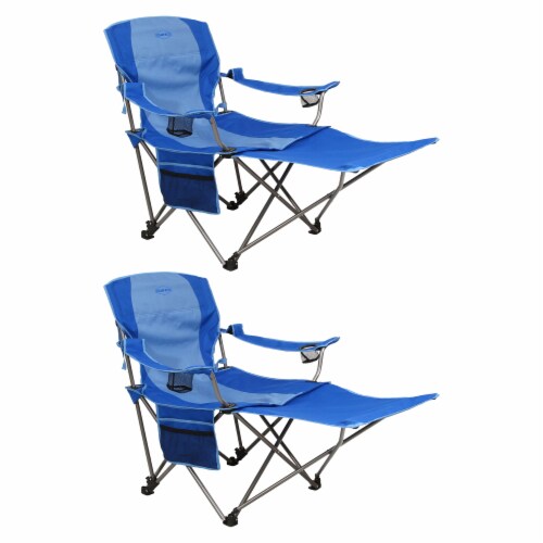 Portable chair sales with footrest
