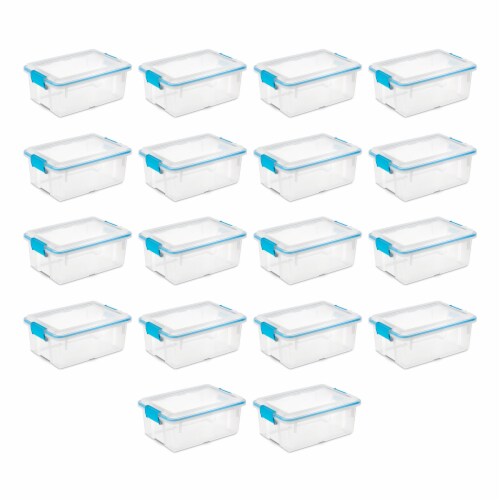 Sterilite 12 Qt Plastic Storage Bin Container Clear Gasket Sealed Box, Pack), 1 Piece - Fred Meyer