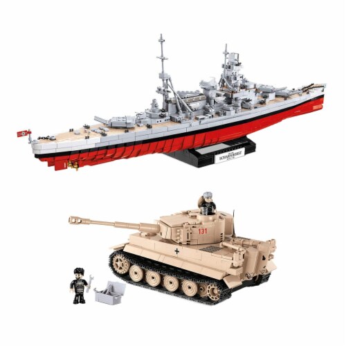 COBI WWII Historical Collection Bundle with Tank & Battleship Model Block  Kits, 1 Piece - Kroger