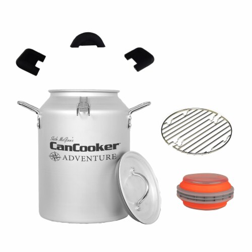 CanCooker 4 Gallon Steam Cooker XL Cooking Bowl Steamer Rack Handle Covers 4 Piece Kroger
