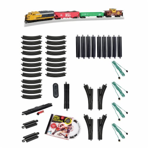 Bachmann Trains Santa Fe Chief Train Set First Railroad Track Pack HO Scale 2 Piece Dillons Food Stores