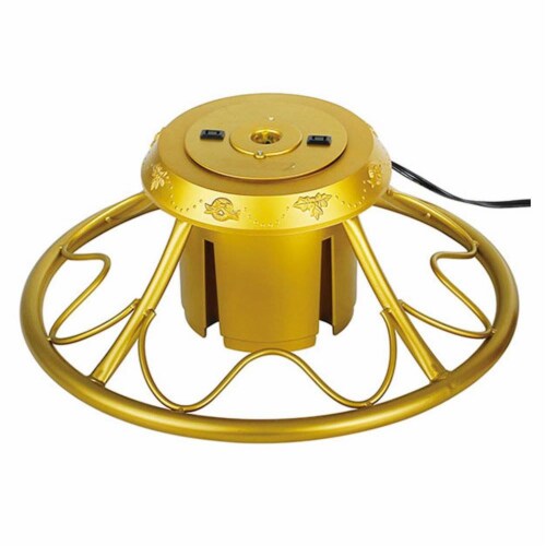 Home Heritage Rotating Christmas Tree Stand w Twinkly App Controlled RGB Lights 3 Piece Fry s Food Stores