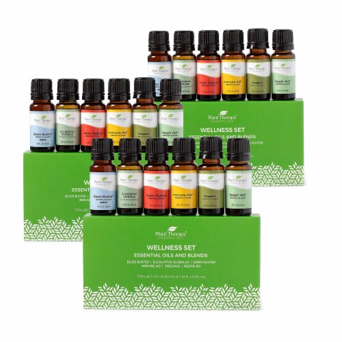 Plant Therapy Diffusible 10 mL Essential Oils, 1/3 Oz, 6 Organic Blends (3  Pk), 1 Piece - Kroger