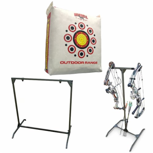 Morrell Outdoor Range Archery Bag Target w/ Shooting Stand & Storage ...