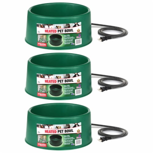 Heated dog hot sale dish