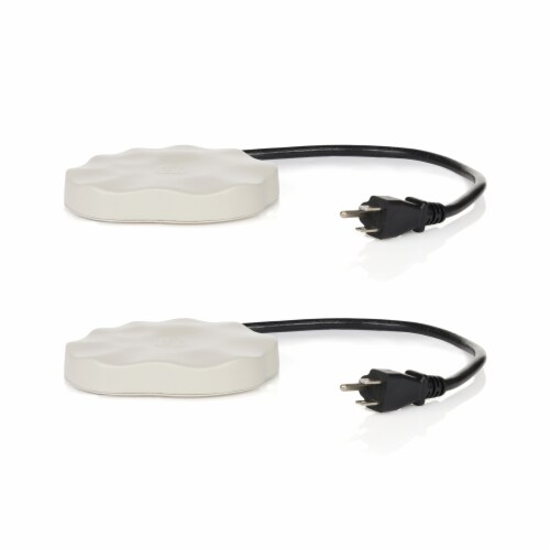Farm Innovators HR-75 Decorative Heated Rock Bird Bath De-Icer, 75 Watt (2 Pack) Perspective: front