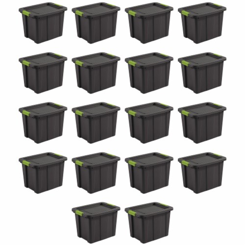 Sterilite Tuff1 Latching 18 Gallon Plastic Storage Container Lid 18 Pack 18 Piece Jay C Food Stores