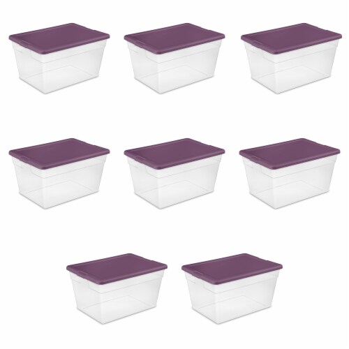 Sterilite 64 Quart Latch Storage Tote - Purple, 64 qt - Kroger