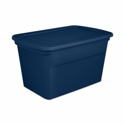 Sterilite Tuff1 30 gal. Plastic Storage Tote Container Bin with Lid (4-Pack)