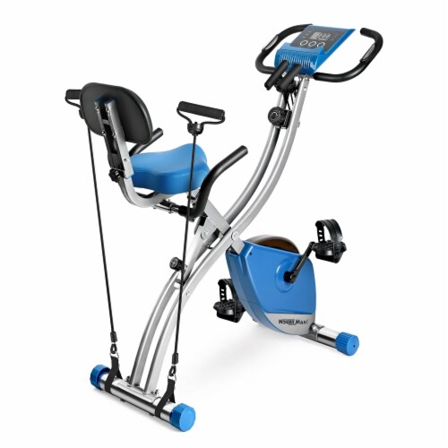 Stationary bike 2025 with resistance bands