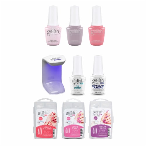 Gelish Mini Spring Full Bloom 2 Polish Set, 3 Pack w/330 Count 3