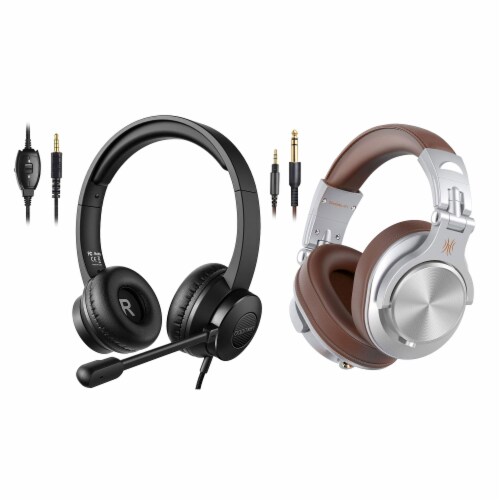 S100 Adjustable Microphone PC Headset with OneOdio A71 Bluetooth