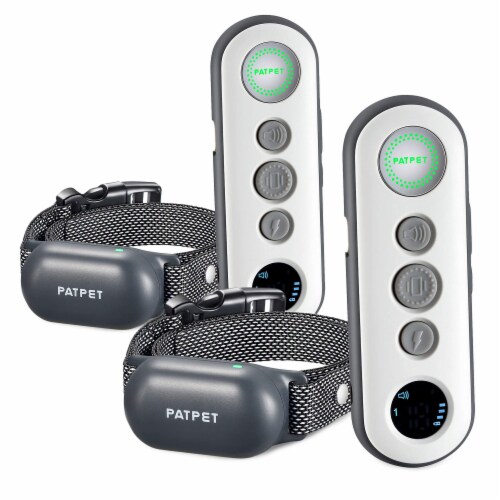 PATPET 680A Rechargeable Waterproof Shock Collar for All Dog Sizes (2