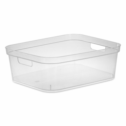 Sterilite Storage Bin with Carry Through Handles - Clear, 1 ct - Kroger