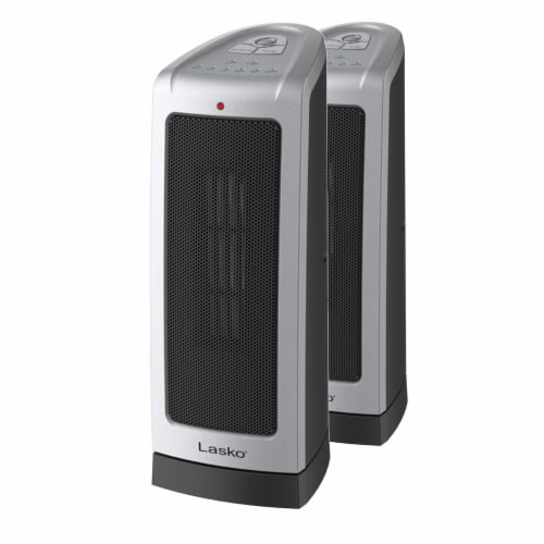 Lasko 1500W Portable Electric Oscillating Ceramic Tower Space Heater (2