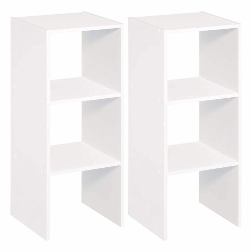 ClosetMaid Decorative Home Stackable 2-Cube Organizer Storage, White (3  Pack), 1 Piece - Harris Teeter