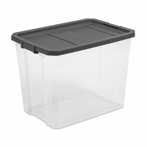 Sterilite Storage Box with Lid - White/Clear, 16 qt - Fry's Food Stores