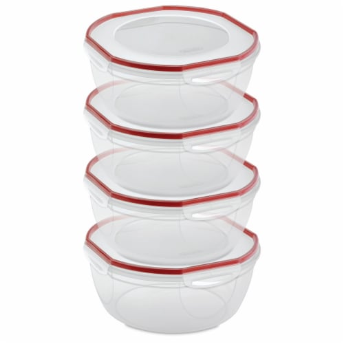 Sterilite Ultra Seal 8.10 Quart Plastic Food Storage Bowl Container, 8  Pack, 1 Piece - Fred Meyer