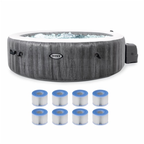 Intex PureSpa Plus Inflatable Bubble Jet Hot Tub & Replacement Filters