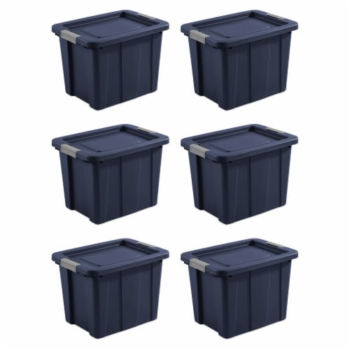 Sterilite Latch & Carry 18 Gallon Plastic Stacking Storage Tote w/ Lid, 12  Pack, 1 Piece - Ralphs