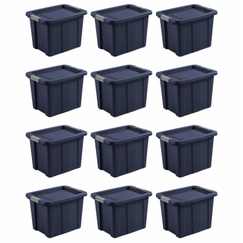 Sterilite Tuff1 Latching 30 Gallon Storage Tote Container with Lid (12  Pack), 1 Piece - Kroger