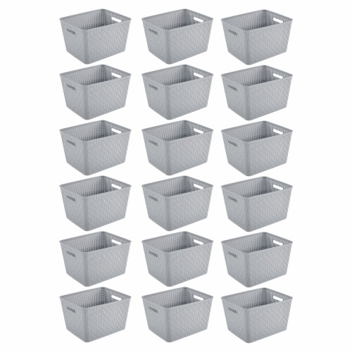 Sterilite 14 Lx8 H Woven Rectangular Tall Basket for Home Organization (18  Pack), 1 Piece - Fry's Food Stores