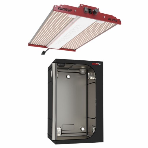 PHANTOM Cultivar GL250 LED Grow Tent Plant Light GT44 All Steel Grow Tent 2 Piece King Soopers