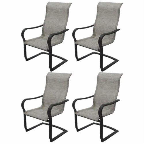 Gray sling chair outlet