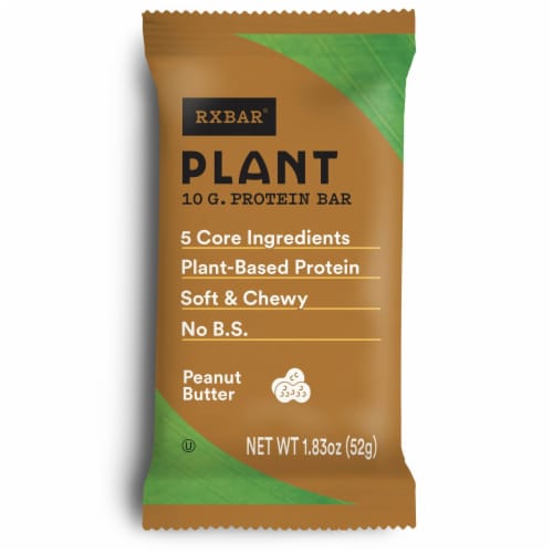 RXBAR® Peanut Butter Plant Protein Bar Perspective: front