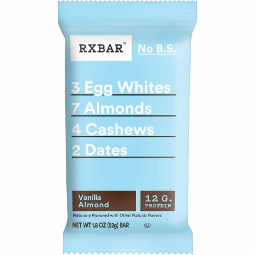 RXBAR Vanilla Almond Protein Bar Perspective: front