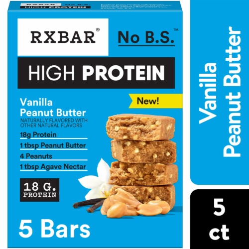 RXBAR® High Protein Vanilla Peanut Butter Bars Perspective: front