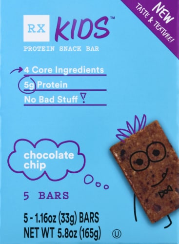 RXBAR Kids Chocolate Chip Protein Snack Bars Perspective: front