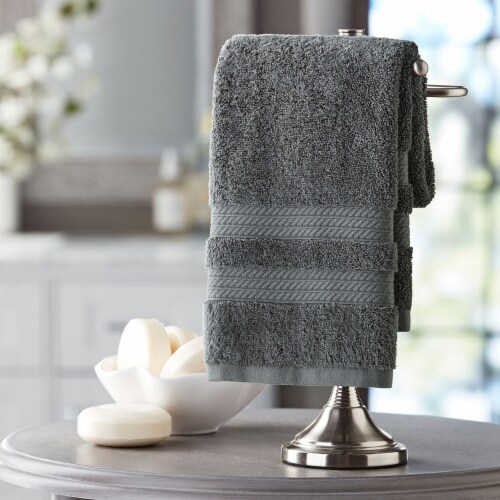 Hotel Premier Collection 100% Cotton Luxury Hand Towel, Dark Grey, 1 unit -  QFC